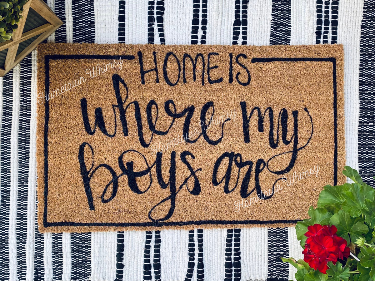 Custom Door Mats Hometown Whimsy