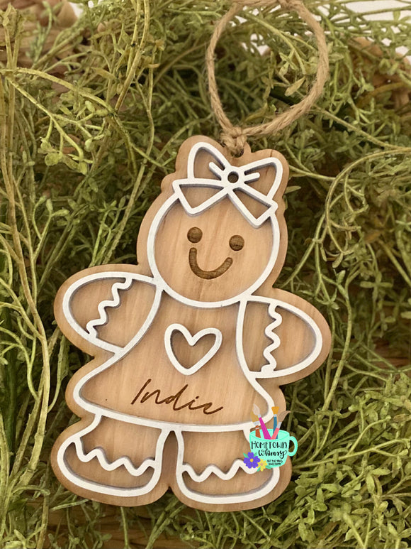 Gingerbread Girl Ornament
