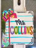 Notebook Paper Classroom Door Hanger