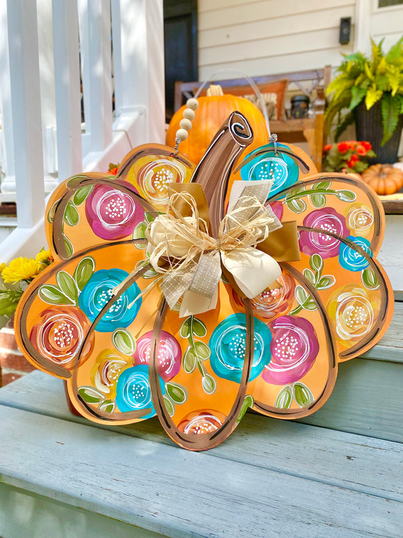 Floral Pumpkin