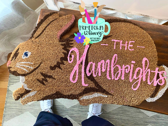 Bunny Door Mat