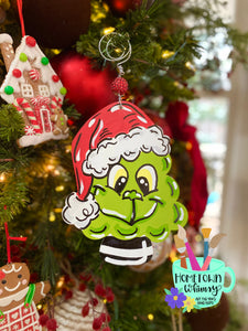 Large Green Guy Ornaments