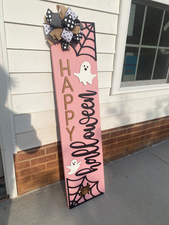Pink Porch Leaner-Halloween