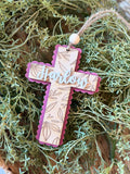 Cross Easter Basket Tag