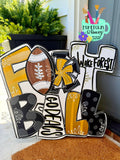 Customized Football Doorhanger