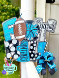 Customized Football Doorhanger