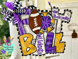 Customized Football Doorhanger