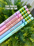 Engraved Pencil 5 Pack