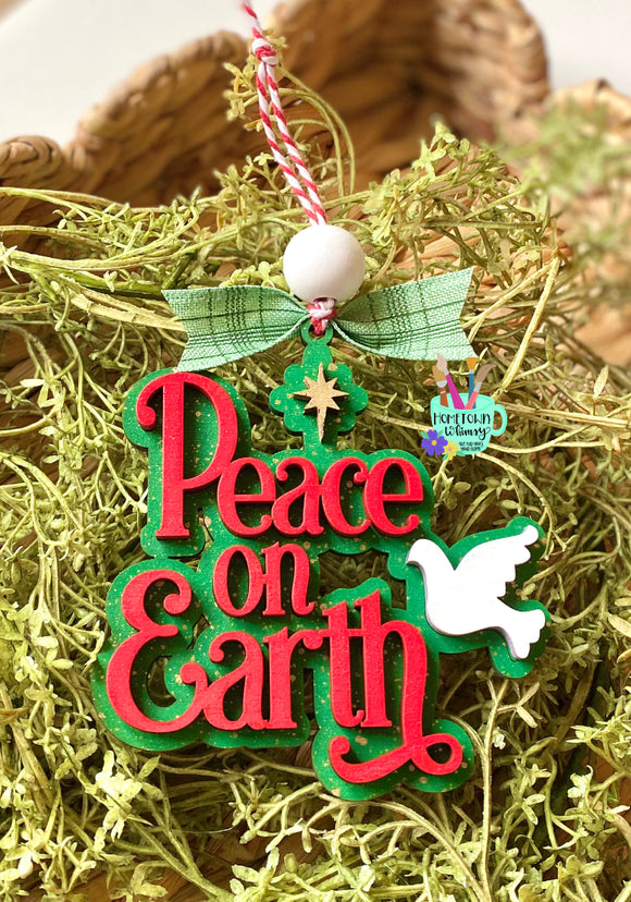 Peace on Earth Ornament
