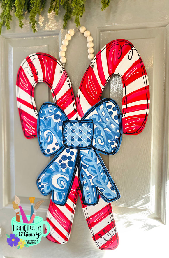 Chinoiserie Candy Canes