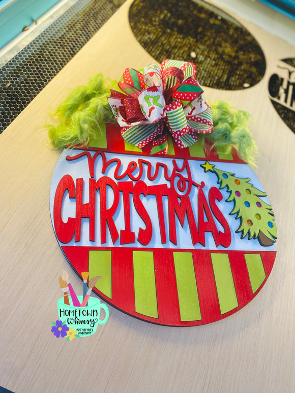 Furry Green Christmas