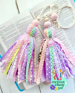 Smiley Pastel Bookmark Tassel